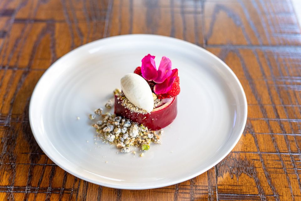 Plated dessert